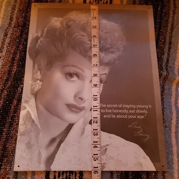 Lucille Ball tin sign - Picture 7 of 7